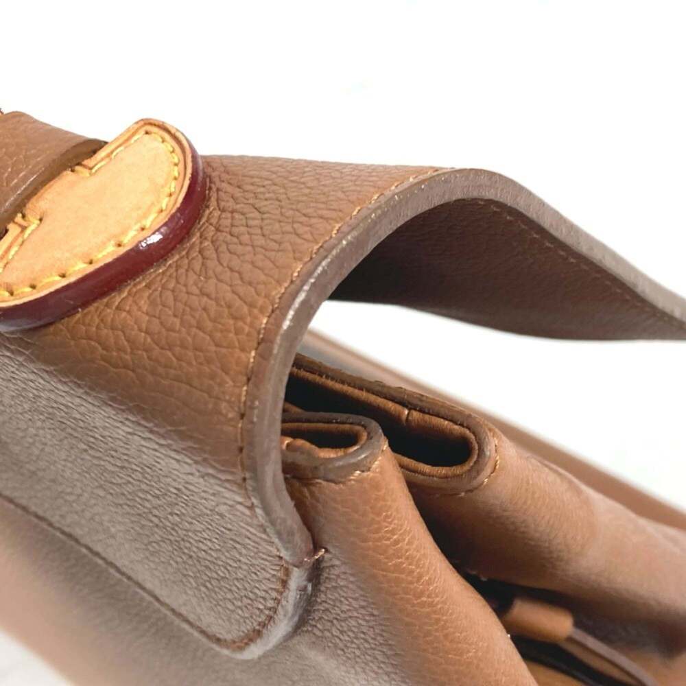 LOUIS VUITTON Authentic Brown Leather Shoulder Bag - Picture 11 of 16